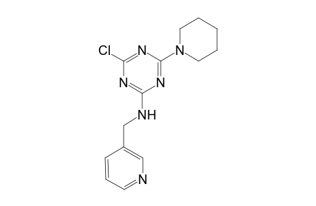 (4-chloro-6-piperidino-s-triazin-2-yl)-(3-pyridylmethyl)amine