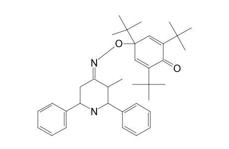2,6-DIPHENYL-3-METHYLPIPERIDIN-4-ONE-O-(2,4,6-TRITERT.BUTYL-CYCLOHEXA-2,5-DIENON-4-YL)-OXIME