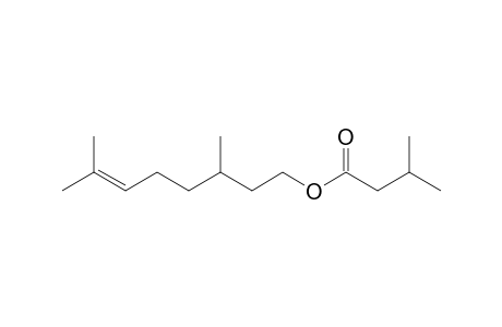 Citronellyl isovalerate