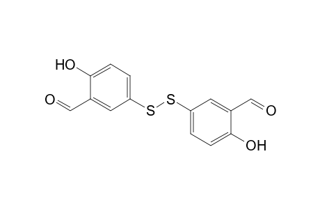 5-[(3-formyl-4-hydroxy-phenyl)disulfanyl]-2-hydroxy-benzaldehyde
