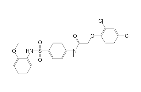 2-(2,4-dichlorophenoxy)-N-{4-[(2-methoxyanilino)sulfonyl]phenyl}acetamide
