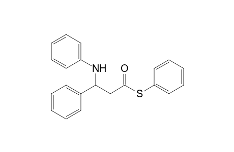3-Anilino-3-phenyl-propanethioic acid S-phenyl ester