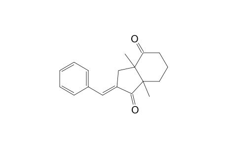 trans-Hexahydro-3a,7a-dimethyl-2-(phenylmethylene)-1H-indene-1,4(2H)-dione