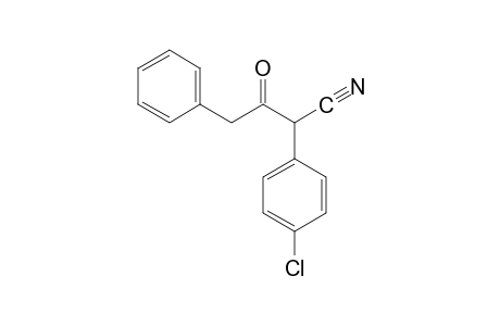 2-(p-chlorophenyl)-4-phenylacetoacetonitrile