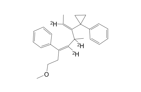 8-METHOXY-4-METHYL-6-PHENYL-3-(1'-PHENYLCYCLOPROPYL)-(2,4,5-D3)-OCTA-2,5-DIENE