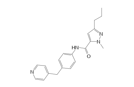 1-Methyl-3-propyl-N-[4-(pyridin-4-ylmethyl)phenyl]-1H-pyrazole-5-carboxamide