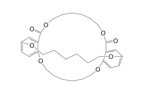 3,16-(Epoxyhexanoxy)-5H,14H-dibenzo[b,n][1,5,12,16]tetraoxacyclodoco sin-5,14-dione, 7,8,9,10,11,12,20,21,22,23,24,25-dodecahydro-