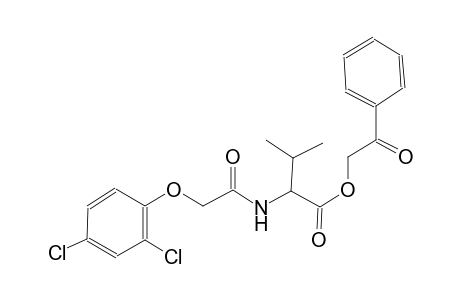 valine, N-[(2,4-dichlorophenoxy)acetyl]-, 2-oxo-2-phenylethyl ester