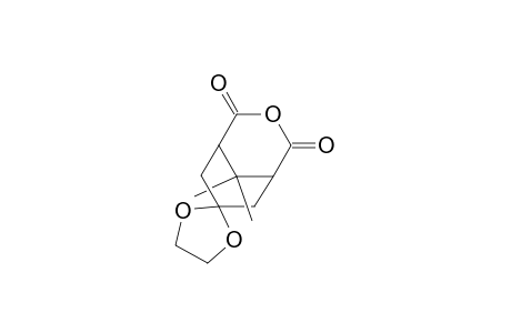 Spiro[1,3-dioxolane-2,7'-[3]oxabicyclo[3.3.1]nonane]-2',4'-dione, 9',9'-dimethyl-