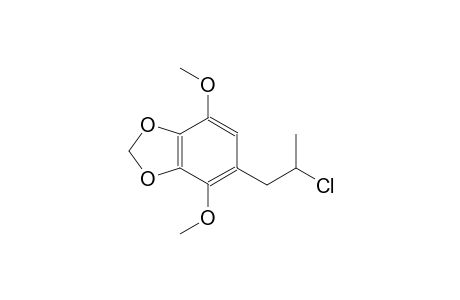 1,3-benzodioxole, 5-(2-chloropropyl)-4,7-dimethoxy-