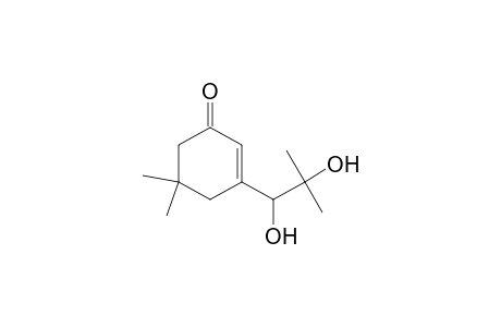 2-Cyclohexen-1-one, 3-(1,2-dihydroxy-2-methylpropyl)-5,5-dimethyl-