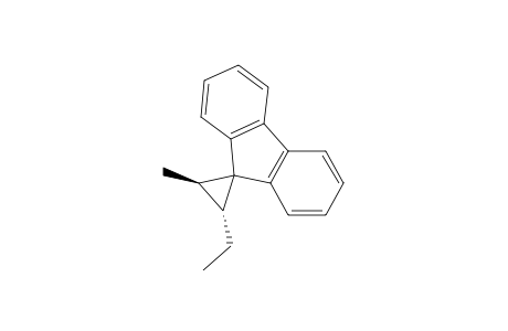 Spiro[cyclopropane-1,9'-[9H]fluorene], 2-ethyl-3-methyl-, trans-