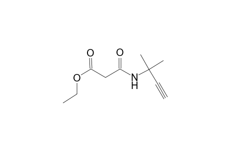 beta-alanine, N-(1,1-dimethyl-2-propynyl)-3-oxo-, ethyl ester
