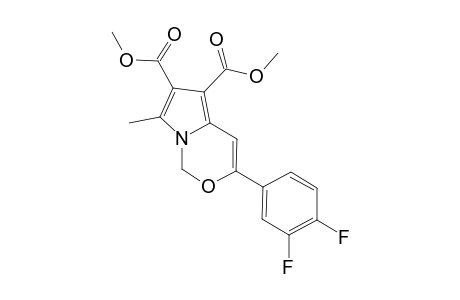 3-(3,4-Difluoro-phenyl)-7-methyl-pyrrolo[1,2-c][1,3]oxazine-5,6-dicarboxylic acid dimethyl ester