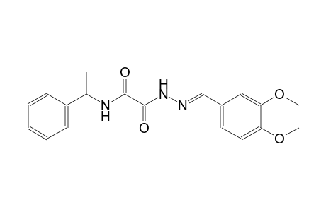 acetic acid, oxo[(1-phenylethyl)amino]-, 2-[(E)-(3,4-dimethoxyphenyl)methylidene]hydrazide