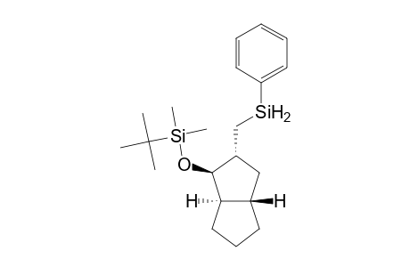(1R*,2R*,3R*/S*,5S*)-2-(tert-Butyldimethylsiloxy)-3-[(phenylsilyl)methyl]bicyclo[3.3.0]octane