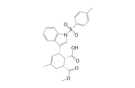 4-Cyclohexene-1,2-dicarboxylic acid, 5-methyl-3-[1-[(4-methylphenyl)sulfonyl]-1H-indol-3-yl]-, 1-methyl ester, (1.alpha.,2.alpha.,3.alpha.)-(.+-.)-