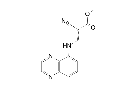 5-[2'-(Methoxycarbonyl)-2'-cyanoethenyl]amino-1,4-quinoxaline