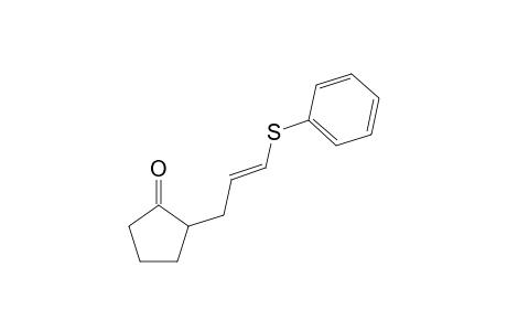 (E)-2-(3-(Phenylthio)allyl)cyclopentanone
