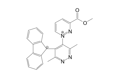 5'-(9H-Fluoren-9-yl)-3-methoxycarbonyl-3',6'-dimethyl-[1,4']bipyridazinyl-1-ylium