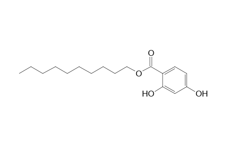Benzoic acid, 2,4-dihydroxy-, decyl ester