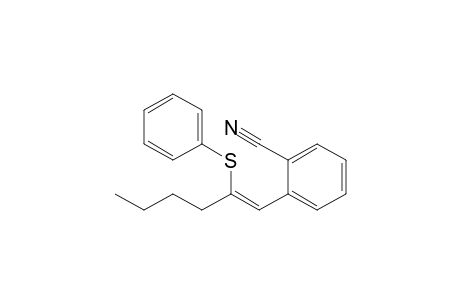 1-(2-Cyanophenyl)-2-(phenylthio)hex-1-ene