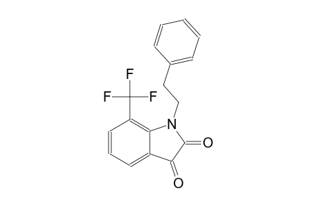 1-(2-phenylethyl)-7-(trifluoromethyl)-1H-indole-2,3-dione