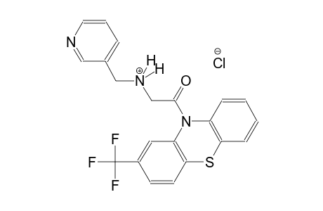 10H-phenothiazine-10-ethanaminium, beta-oxo-N-(3-pyridinylmethyl)-2-(trifluoromethyl)-, chloride
