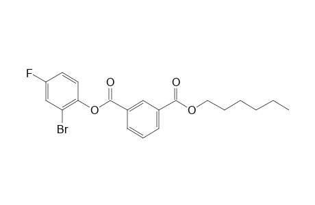 Isophthalic acid, 2-bromo-4-fluorophenyl hexyl ester