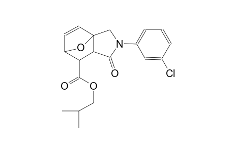 isobutyl 3-(3-chlorophenyl)-4-oxo-10-oxa-3-azatricyclo[5.2.1.0~1,5~]dec-8-ene-6-carboxylate