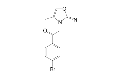 2-IMINO-4-METHYL-3-(4'-BROMO-PHENACYL)-2,3-DIHYDRO-OXAZOLE