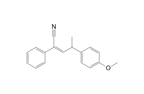 (Z)-4-(4-methoxyphenyl)-2-phenylpent-2-enenitrile