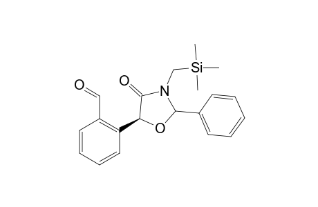 (5' S)-2-{[4'-Oxo-2'-phenyl-3'-(trimethylsilyl)methyl]oxazolidin-5'-yl}benzaldehyde