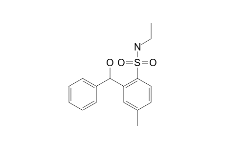 N-ETHYL-2-(HYDROXYPHENYLMETHYL)-4-METHYL-BENZENESULFONAMIDE