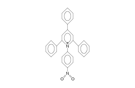 2,4,6-Triphenyl-1-(4-nitro-phenyl)-pyridinium cation