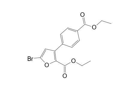 Ethyl 5-Bromo-3-[4-(ethoxycarbonyl)phenyl]furan-2-carboxylate