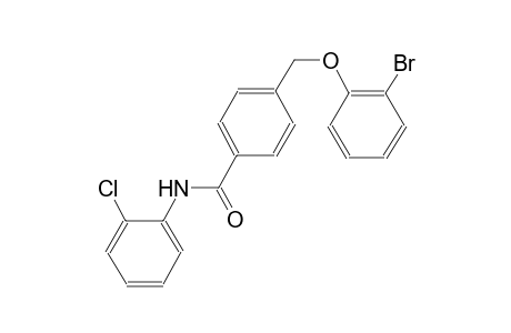 4-[(2-bromophenoxy)methyl]-N-(2-chlorophenyl)benzamide