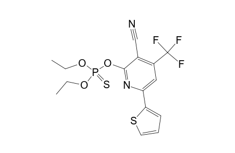 o-(3-Cyano-6-(2-thienyl)-4-(trifluoromethyl)-2-pyridinyl) o,o-diethyl thiophosphate