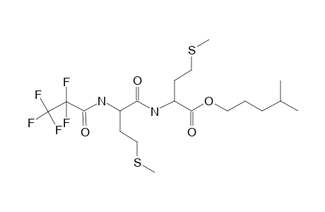 L-Methionyl-L-methionine, N-pentafluoropropionyl-, isohexyl ester