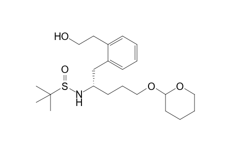 (2S,RS)-N-(tert-Butylsulfinyl)-1-[2-(2-hydroxyethyl)phenyl]-5-(tetrahydro-2H-pyran-2-yloxy)pentan-2-amine