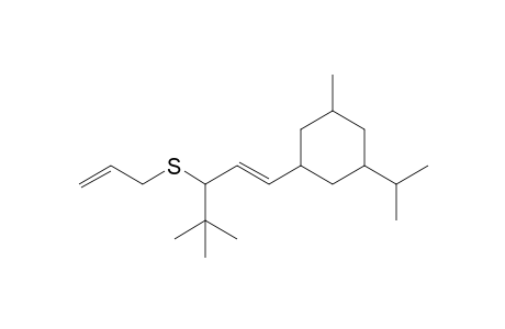 [1-(t-Butyl)-3-(3'-isopropyl-5'-methylcyclohexyl)allyl] Allyl Sulfide