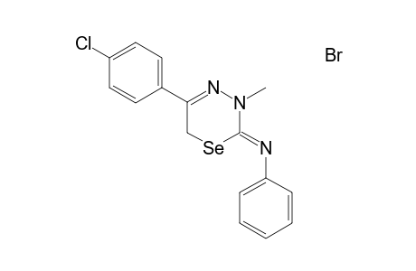 2-Phenylimino-3-methyl-5-(4-chloromethyl)-2,3-dihydro-6H-1,3,4-selenadiazine Hydrobromide