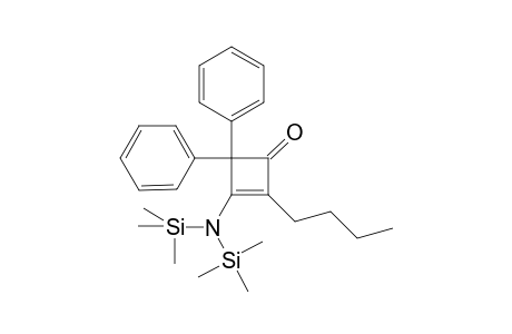 3-[Bis(trimethylsilyl)amino]-2-butyl-4,4-diphenyl-2-cyclobuten-1-one