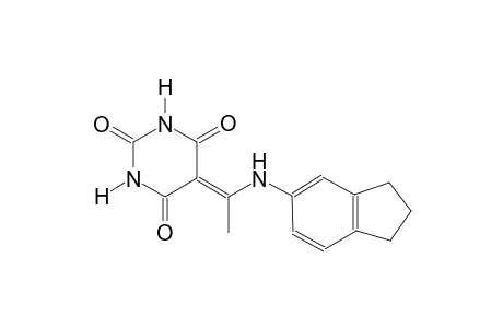 5-[1-(2,3-dihydro-1H-inden-5-ylamino)ethylidene]-2,4,6(1H,3H,5H)-pyrimidinetrione