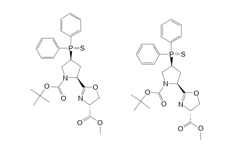 (2S,5'R,4S)-N-TERT.-BUTYLOXYCARBONYL-2-(4',5'-DIHYDRO-5'-METHOXYCARBONYL-1',3'-OXAZOL-2'-YL)-4-DIPHENYLPHOSPHINOTHIOYLPROLINE