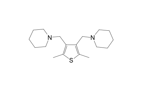 1-[[2,5-dimethyl-4-(1-piperidinylmethyl)-3-thiophenyl]methyl]piperidine