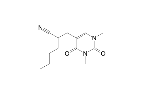 5-Pyrimidinepropanenitrile, .alpha.-butyl-1,2,3,4-tetrahydro-1,3-dimethyl-2,4-dioxo-
