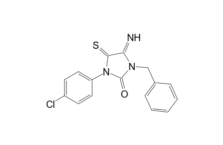3-Benzyl-1-(4-chlorophenyl)-4-imino-5-thioxoimidazolidin-2-one