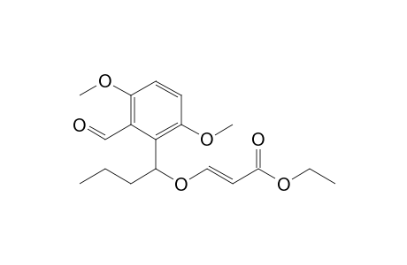 Ethyl (E)-3-[1-(2-Formyl-3,6-dimethoxyphenyl)butoxy]acrylate