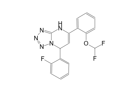 tetrazolo[1,5-a]pyrimidine, 5-[2-(difluoromethoxy)phenyl]-7-(2-fluorophenyl)-4,7-dihydro-